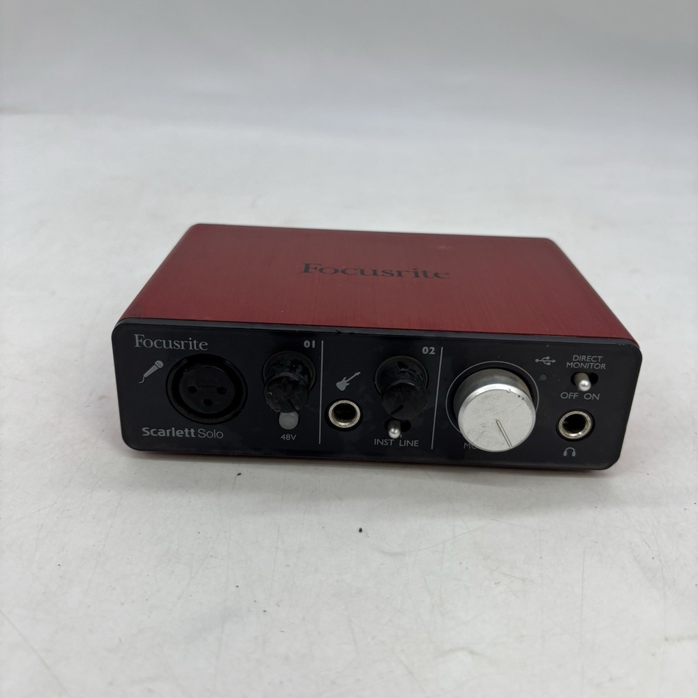 Focusrite Peripherals Others FFFA001149-02 Instrument Used (1st Gen) Red